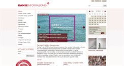 Desktop Screenshot of danseinformasjonen.no
